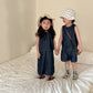 Siblings Denim Vest Shorts Sets// Denim Vest Skirt Sets