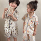 Siblings Comfortable Cotton Summer Short-Sleeved Pajamas