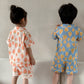 Siblings Cotton Comfortable Short-Sleeve Pajamas